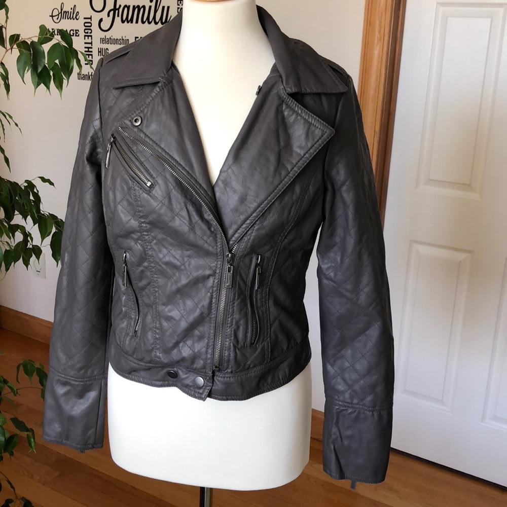 Faux Leather Jacket